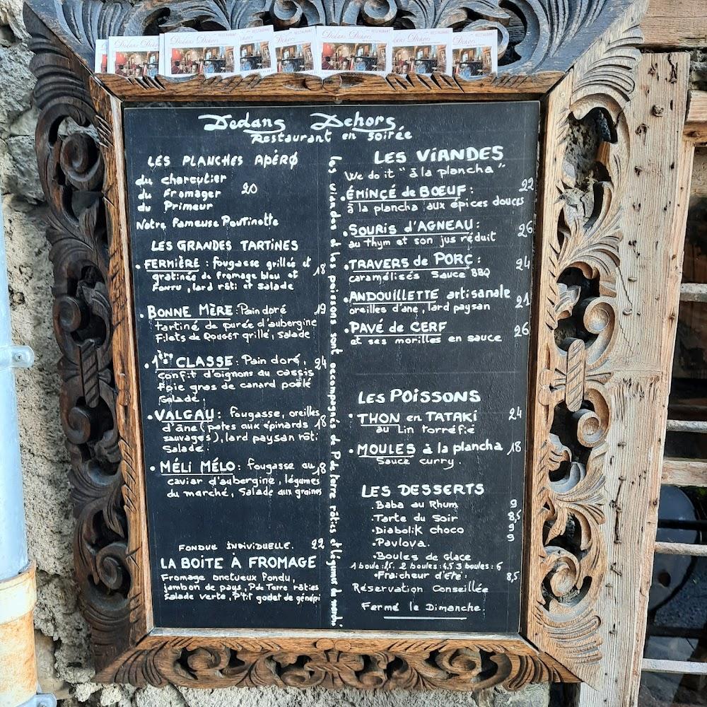 Dedans Dehors - Menu Image 1